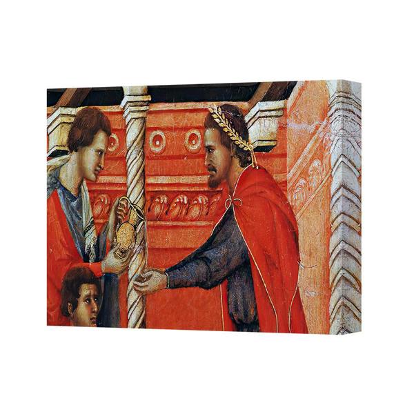 Benjamin Tate Design Religious Canvas Wall Art Biblical Scene Jesus Sharing Bread Decor