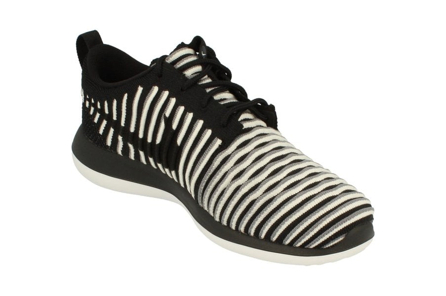 Nike Womens Roshe Two Flyknit 844929  001 - Black White Cool Grey 001 - Photo 3