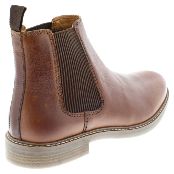 Thomas Crick Red Tape Crick Bamford Leather Mens Pull On Brown Chelsea Boots
