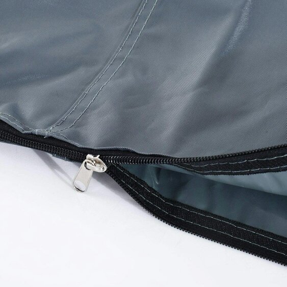 Bobobiy Parasol Cover, Cantilever Umbrella Cover, Banana Umbrella Cover with Zipper for Outdoor Garden, Patio, Grey