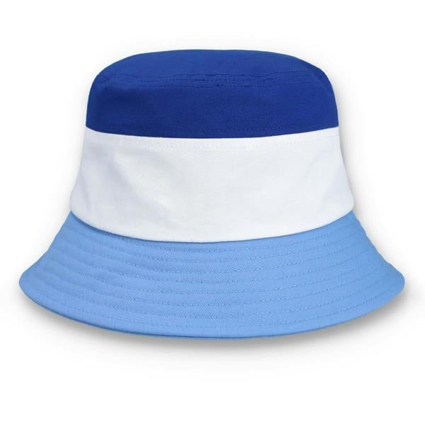 Fila Marco Tri Colour Heritage Logo Bucket Hat Frozen Fjord/Gardenia