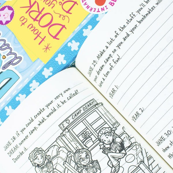 Dork Diaries 2 Book Set - OMG: All About Me Diary & Dork Diaries 3 half: How to Dork Your Diary