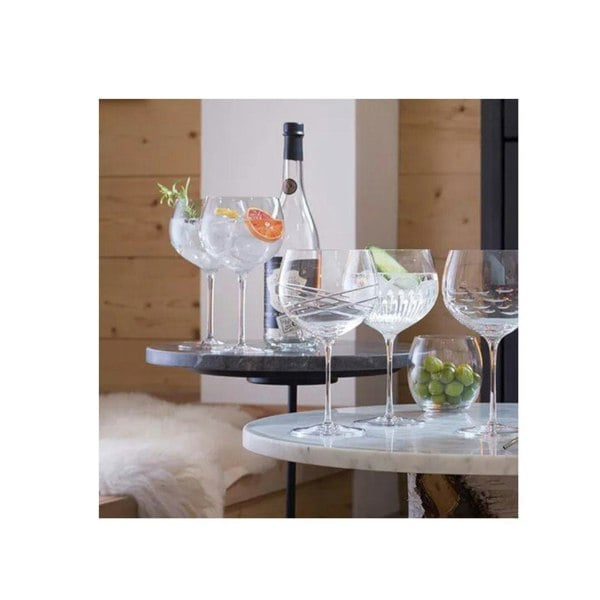 LSA International LSA Set of 4 Stemmed Balloon Gin Glasses 680ml Clear