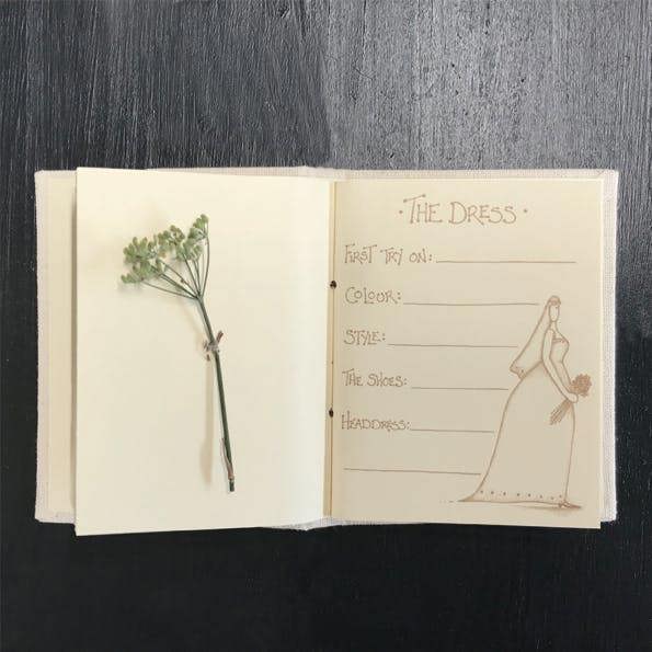 Little Wedding Record Book – Wedding Day Details Journal