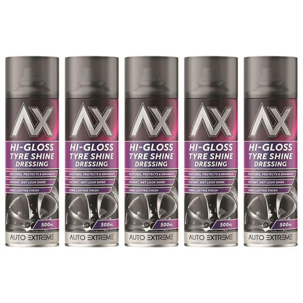 Auto Extreme 5X - Hi-Gloss Tyre Shine Spray 500ml