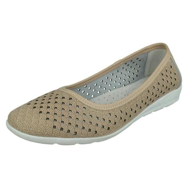 Eaze Ladies Eaze Flat Casual Ballerinas F80505
