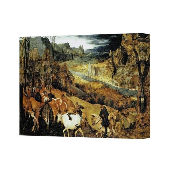 Benjamin Tate Design Canvas Art Print Historic Landscape With Travelers And Horses