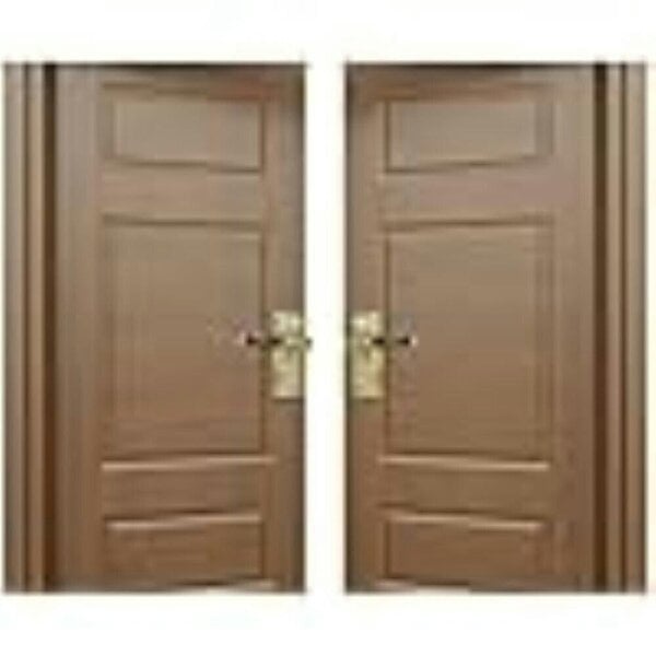 EDH Door Hardware Victorian Straight Brass Interior Door Handles
