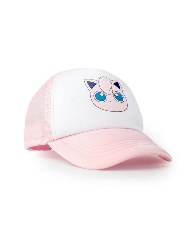 Pokemon Girls Pink Jigglypuff Adjustable Curved Peak Cap (One Size)