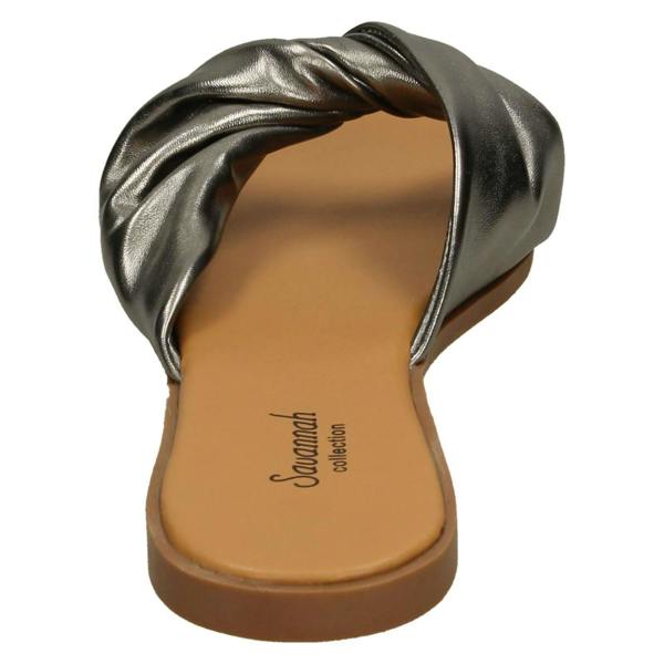 Savannah Ladies Savannah Flat Twist Vamp Mules F00205