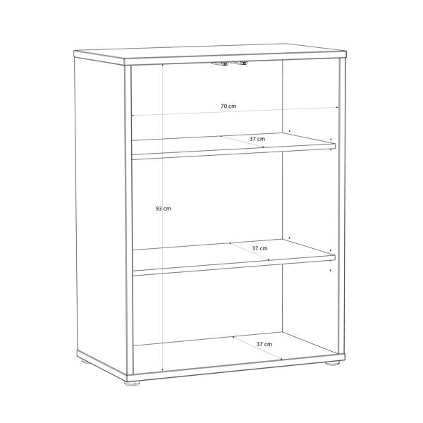 Furniture To Go Alice Springs Tall 2 Door Cupboard with Push-to-Open Doors in Terracotta