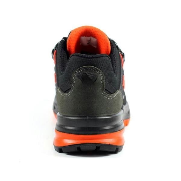 Back view of Grisport Spur walking shoe with breathable padded collar and anti-scuff heel protection