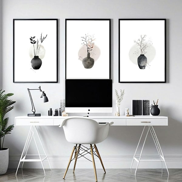 Office Artwork Ideas | Set of 3 wall art prints