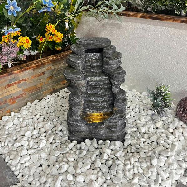 Tranquillity Water Features Mini Rock Cascade Rock Effect Water Feature