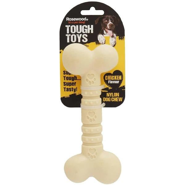 Rosewood Nylon Dog Chews Toy Chicken Bone Large