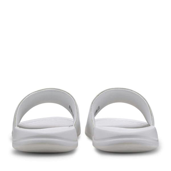 Puma Mens Popcat Flat Sliders - White - 