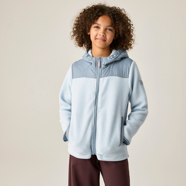 Regatta Kids Myla Hybrid Jacket - Dusky Blue/Skyway
