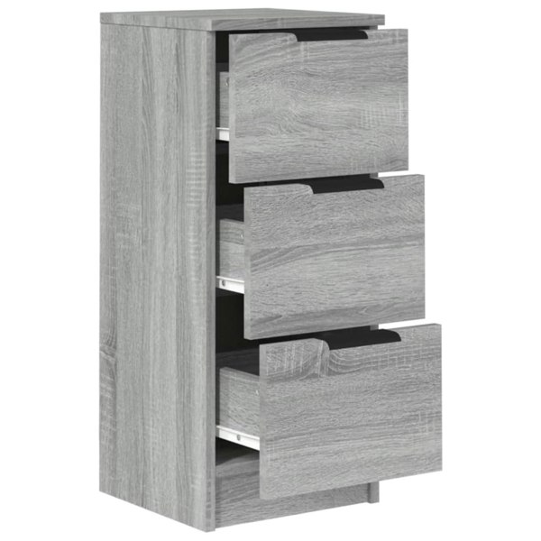 Berkfield Sideboards 2 pcs Grey Sonoma 30x30x70 cm Engineered Wood