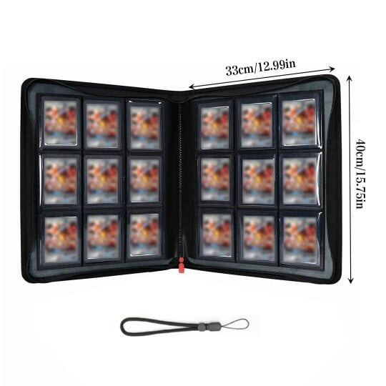 Havendro Trading Card Album 252 Slot Top Loader Holder Card Binder Card Folder Black Gift