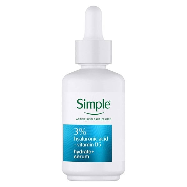 Simple Hydrate+ Serum 3% Hyaluronic Acid + B5 Moisture Boost Face, 30ml