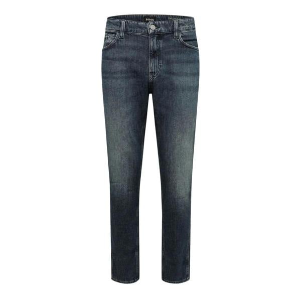 Boss Mens Delaware Cotton Slim Jeans - Navy - 