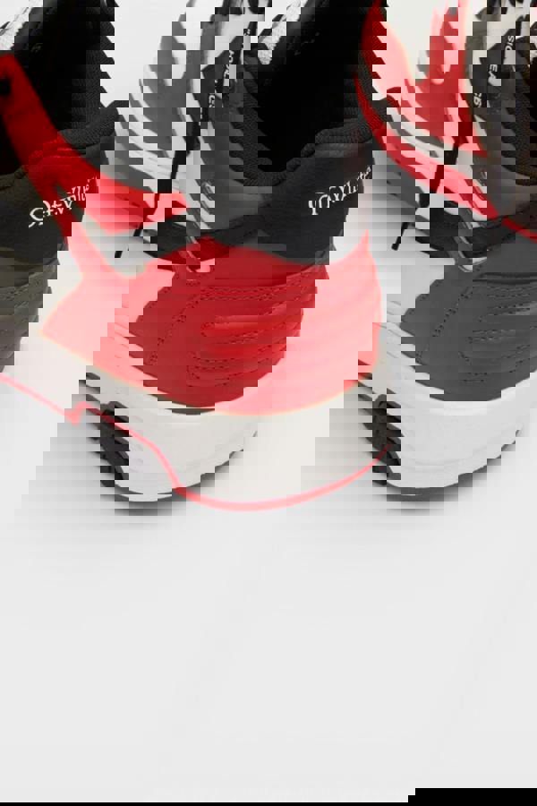 Off-White Out Of Office Leather Sneakers Red Black