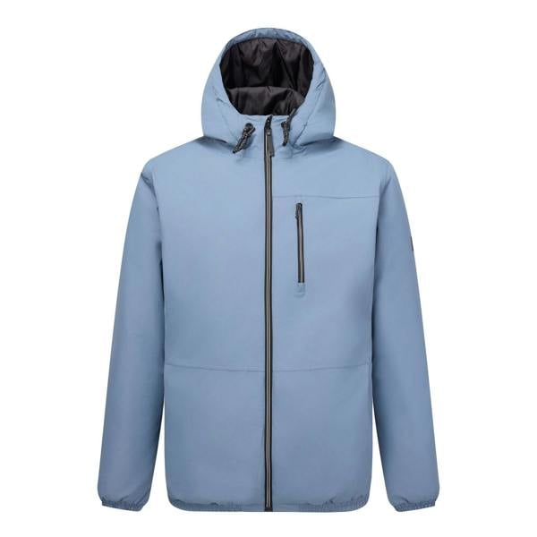Regatta Mens Shorebay Waterproof Insulated Jacket - Grey Mirage/Navy