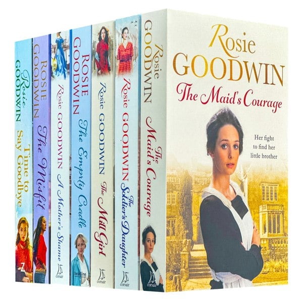 Rosie Goodwin 7 Books Collection (No One’s Girl, The Ribbon Weaver, A Band of Steel, Whispers, The Empty Cradle, The Mill Girl, The Maid's Courage)