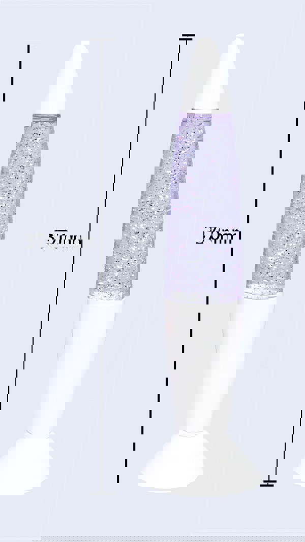 Cheetah Colour Changing Glitter Lamp