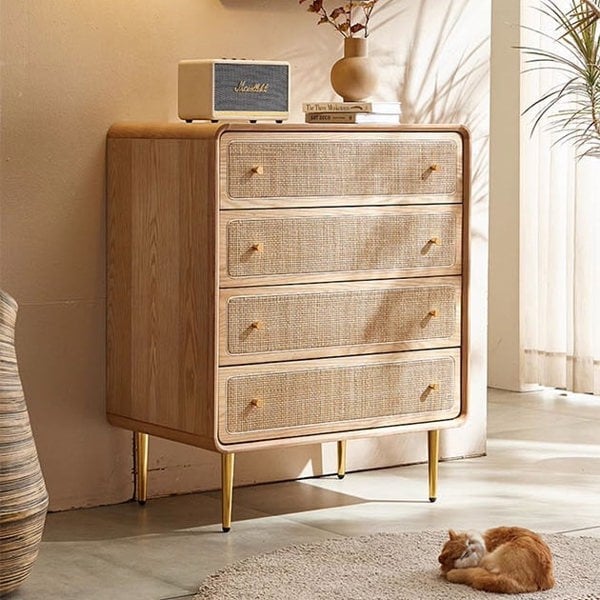 Alexande Chests Of Drawers, Cabinet-Weilai Concept-Light Oak-Weilai Concept