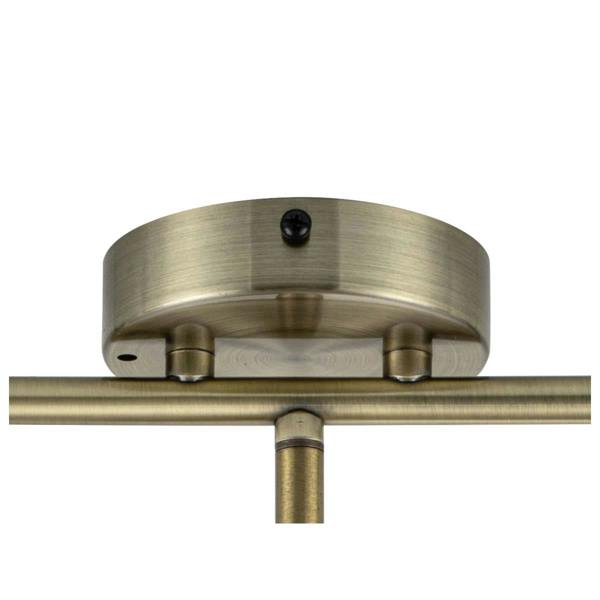 COSYLYTE Milan Bathroom Bar Ribbed Glass Spotlight