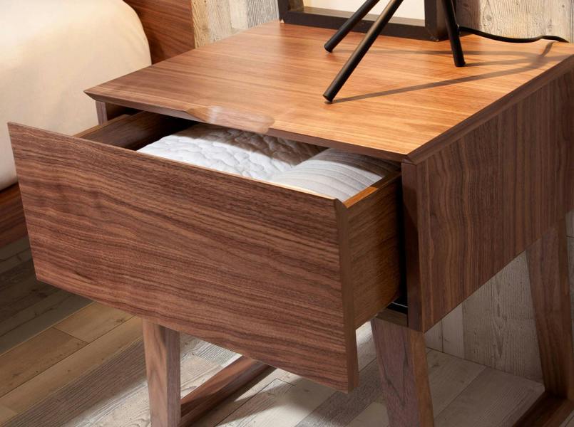 Angel Cerdá Bedside Table Walnut 7005