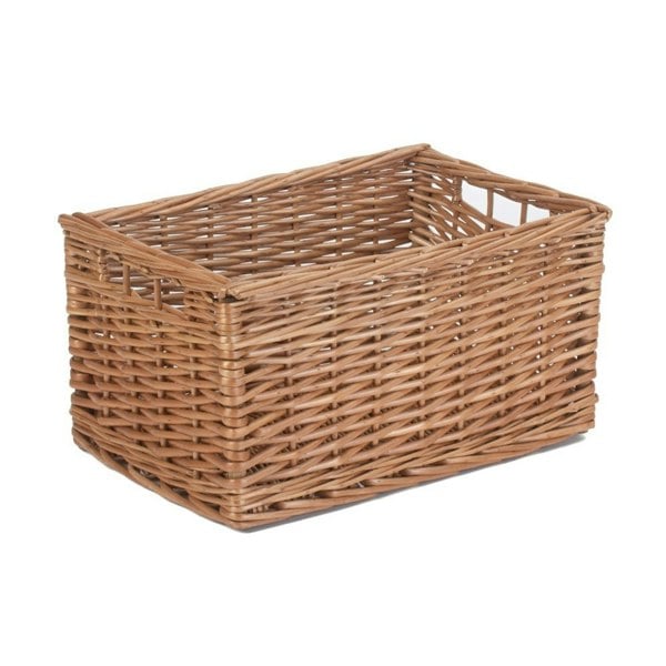 Double Steamed Open Wicker Storage Basket