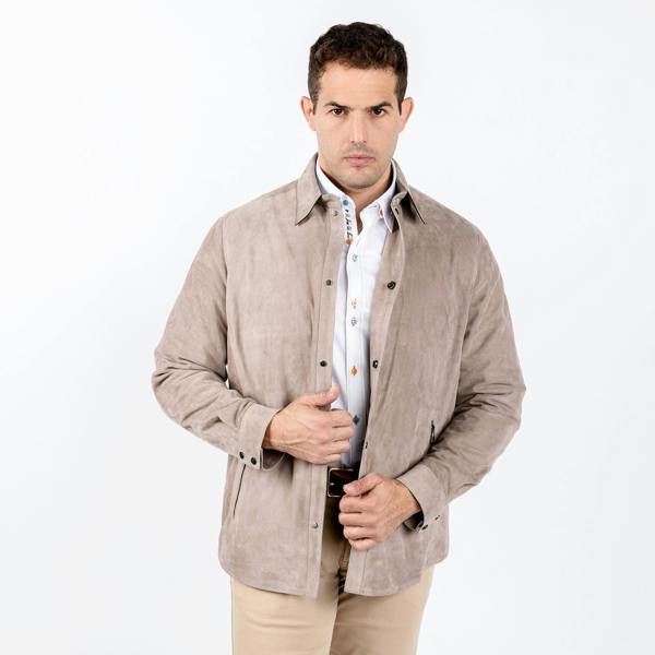 SUEDE SHIRT - Premium Men's Patterned Shirt by Claudio Lugli | Bold Design, Tailored Fit, Best Printed Shirts