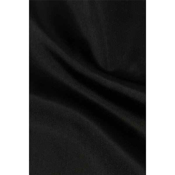Alexandre Silver Alexandre Black Silk Pocket Square