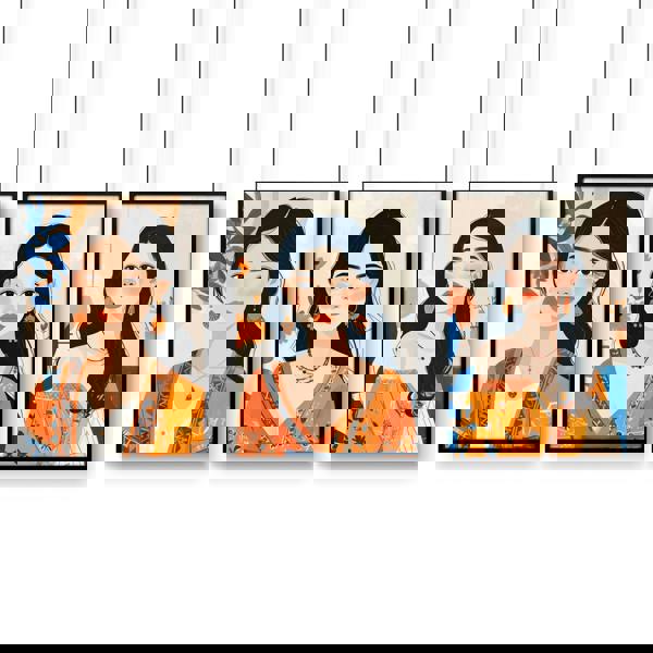 Boho Wall Art Decor | Set of 3 Boho Women Wall art Prints