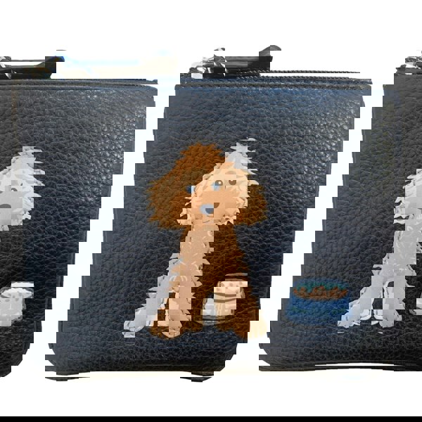 Mala Leather Cockapoo Dog Coin & Card Leather Purse