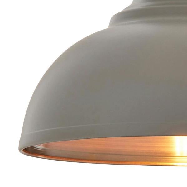 Pagazzi Lighting Maris Matte Grey Easy-Fit Pendant