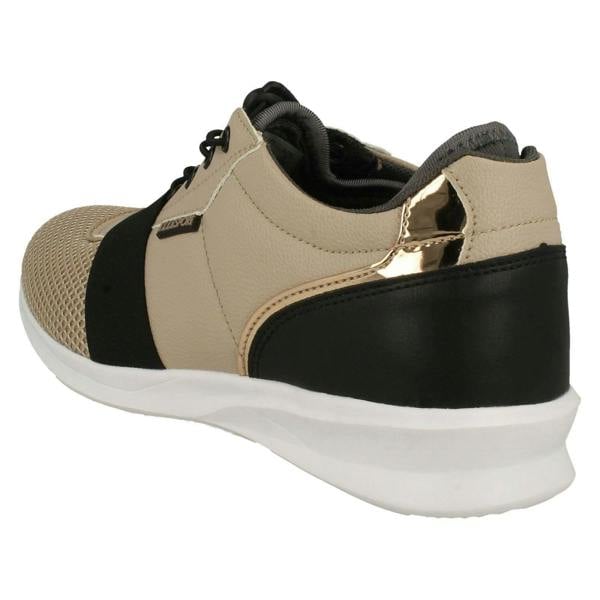Elle Sport Ladies ELLE SPORT Elasticated Strap Detailed Trainers F7098