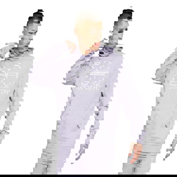 Crosshatch Mens Zieman Hoodie - Light Purple