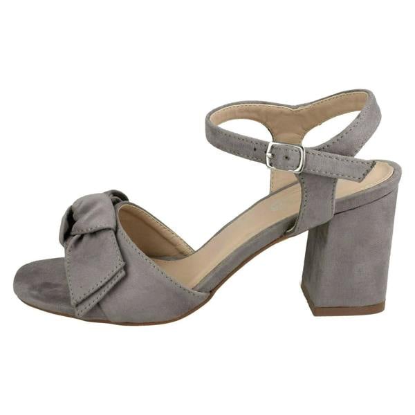 Spot On Ladies Spot On Blocked Heel Sandals