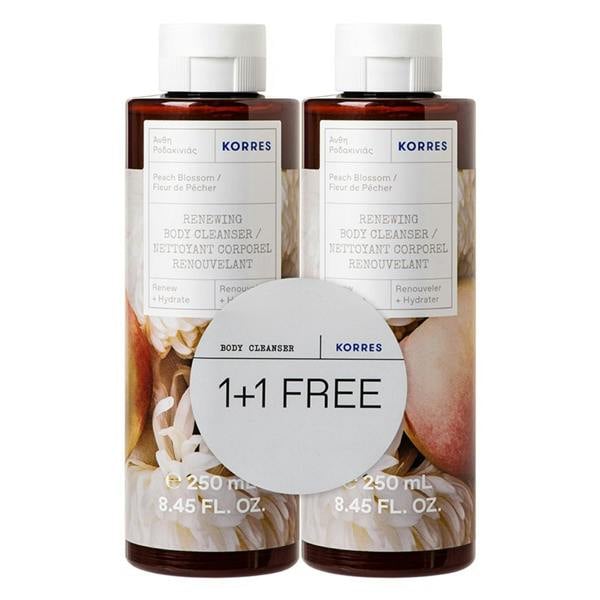 Korres Peach Blossom Shower Gel Duo