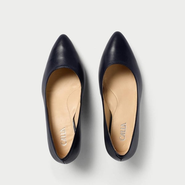 Calla Ava Shoes - Navy Leather