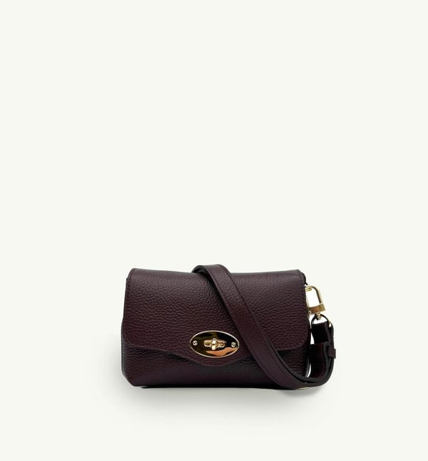 Apatchy London The Maddie Leather Bag - Port