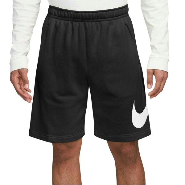 Nike Mens Club Fleece Sweat Shorts - Black/White - 