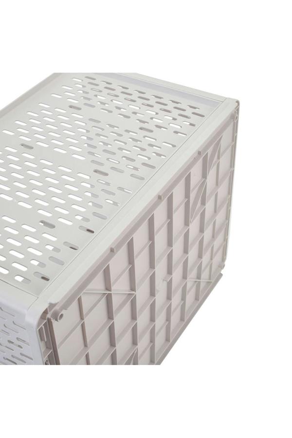Living and Home Stackable Clothes Storage Basket Wardrobe Drawer Box Organizer
