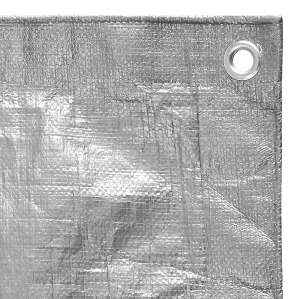 Berkfield Tarpaulin 180 g/m�__ 8x10 m Grey HDPE
