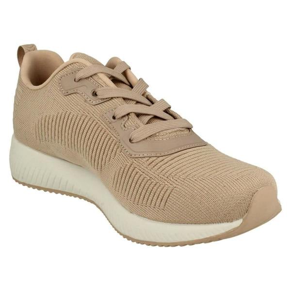 Skechers Ladies Skechers Bobs Sports Memory Foam Trainers Total Glam 32502