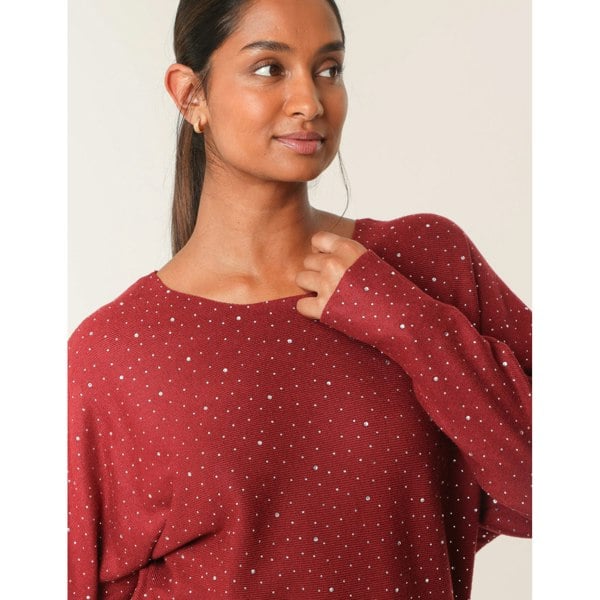 Blue Vanilla Jumper With Silver Rhinestones