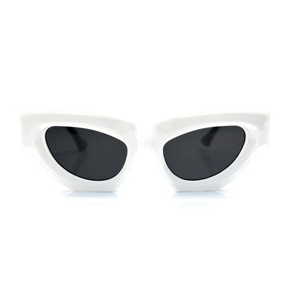 Say It With Maui Cat-Eye Sunglasses - White
